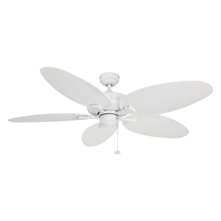 Honeywell Duval, 52 in. Indoor/Outdoor Ceiling Fan with No Light, White 50206-40